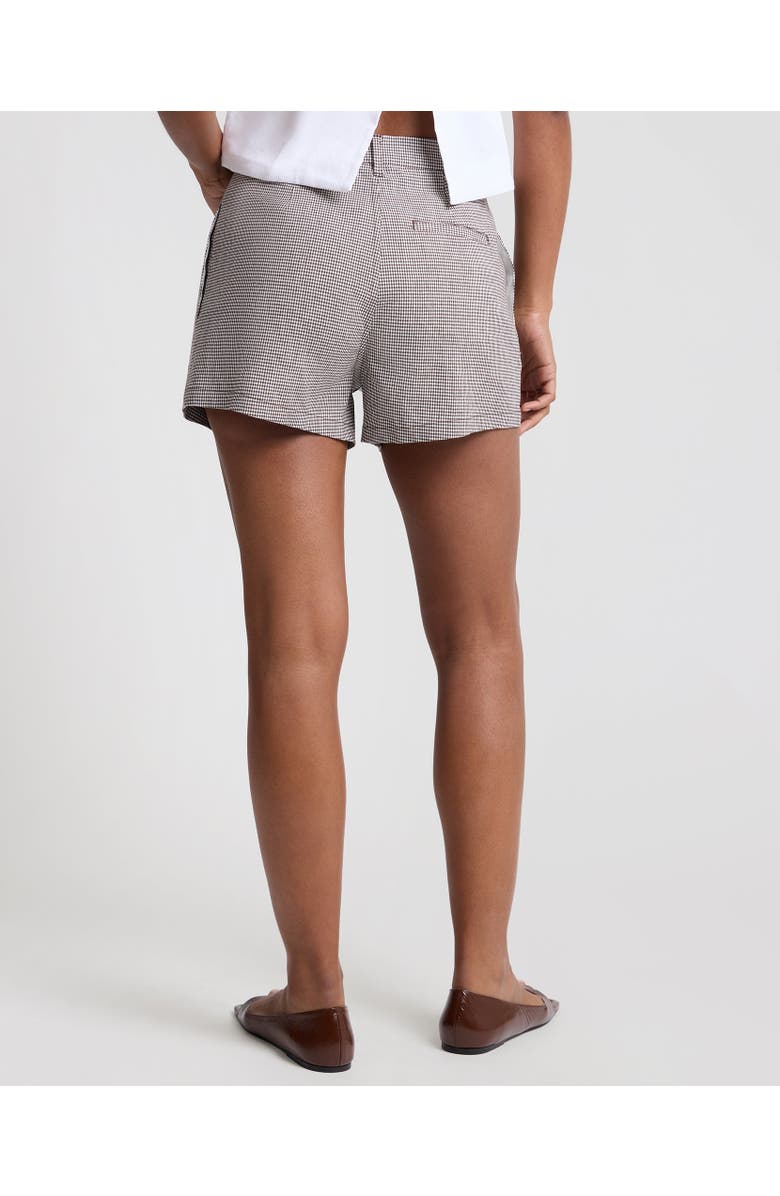 Onia Linen Stretch Short, Alternate, color, Brown/White