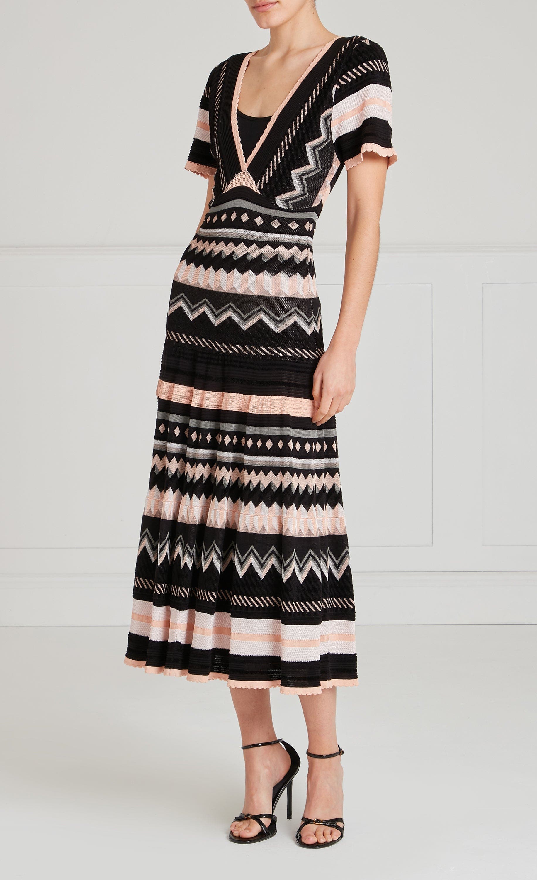 Meryl V-Neck Knit Dress - image 2
