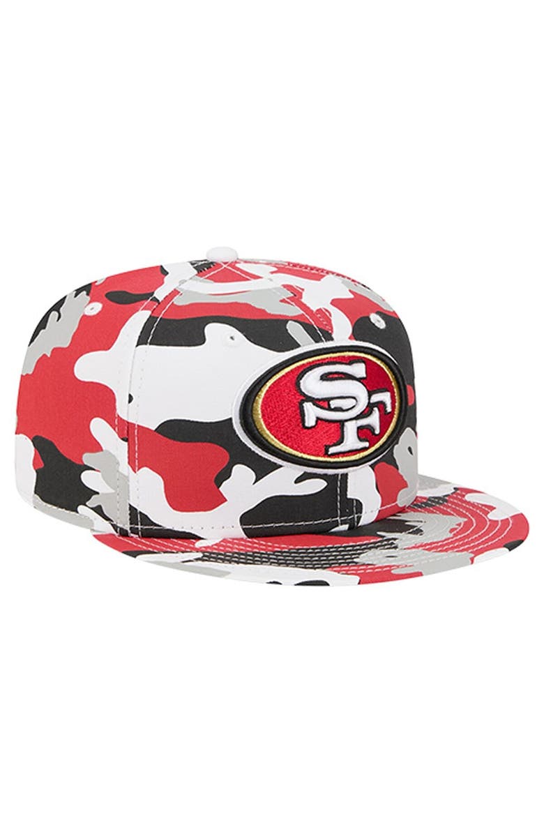 New Era Men's New Era Scarlet/Black San Francisco 49ers 59FIFTY Fitted Hat, Alternate, color, Scarlet