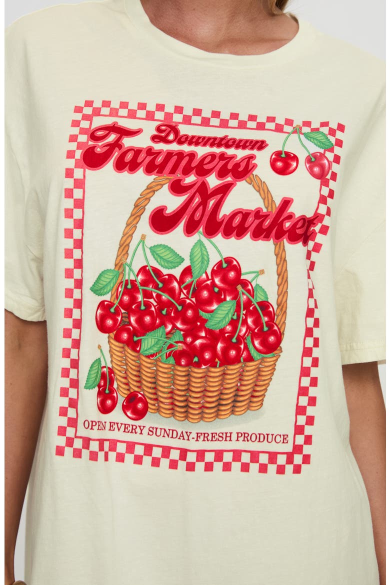 Downtown Market Graphic T-Shirt, Alternate, color, WHITE
