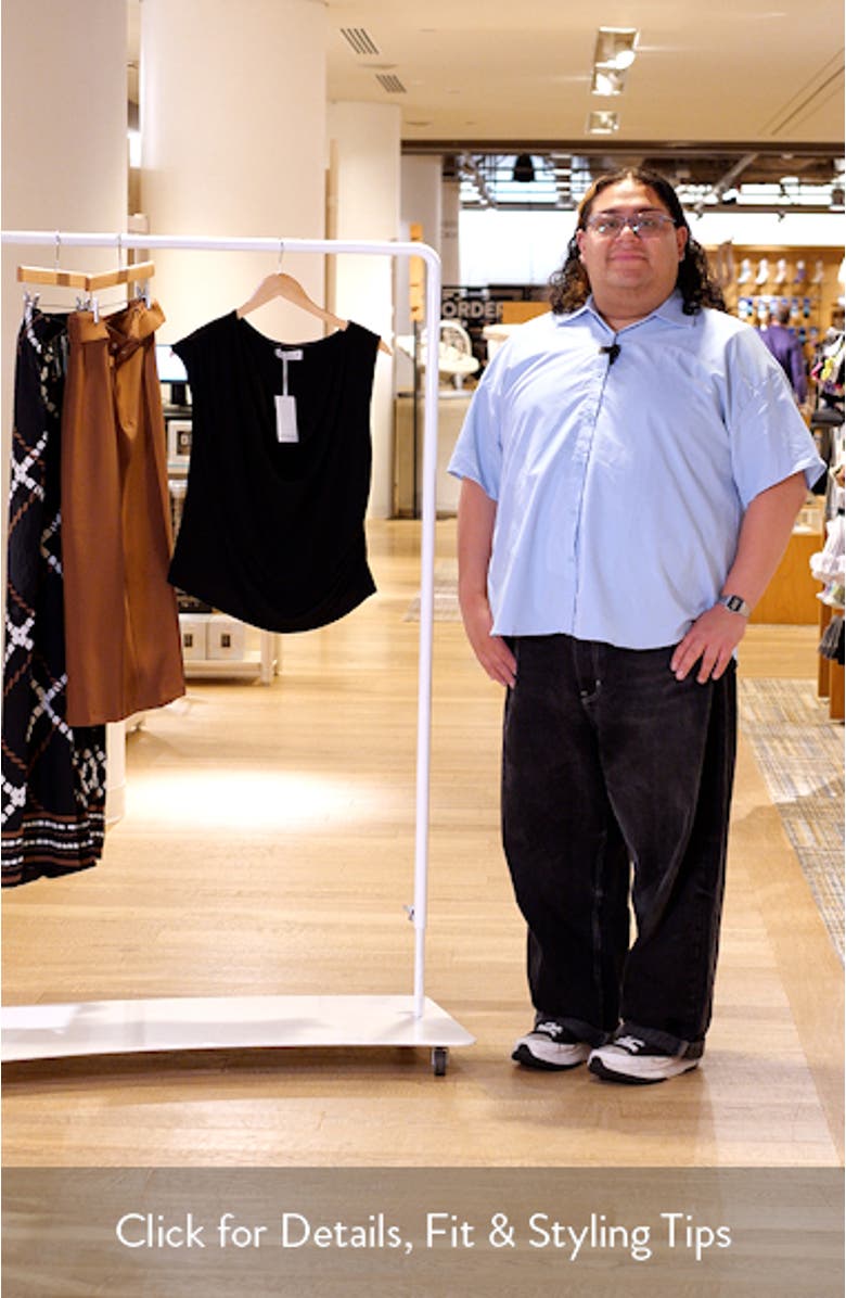 Dune Cowl Neck Sleeveless Top, sales video thumbnail