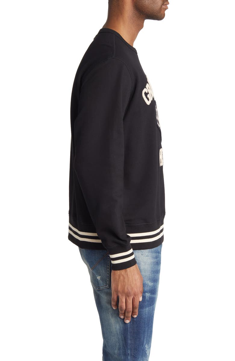 Schott NYC Grateful Dead High Embellished Sweatshirt, Alternate, color, 