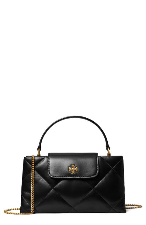 Kira Diamond Quilted East-West Top Handle Bag