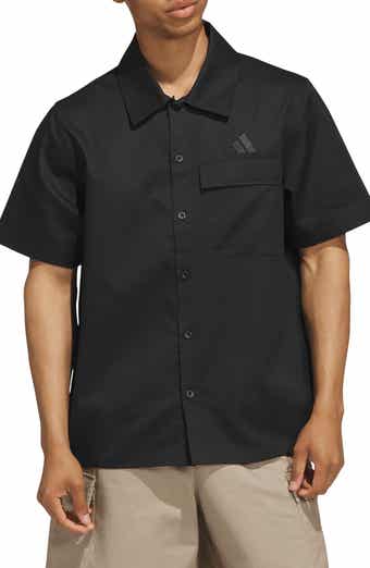 Short Sleeve Woven Camp Shirt