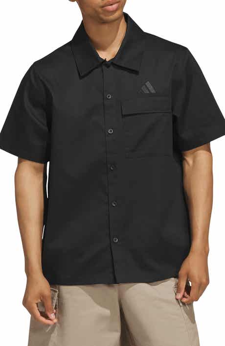 Short Sleeve Woven Camp Shirt