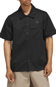 adidas Short Sleeve Woven Camp Shirt