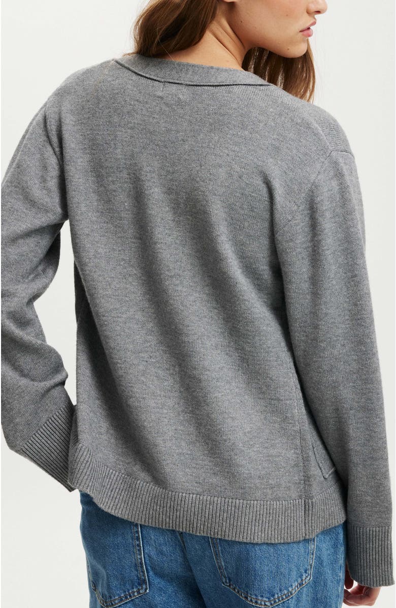 Cotton On Women's Lux V Neck Pocket Cardigan, Alternate, color,