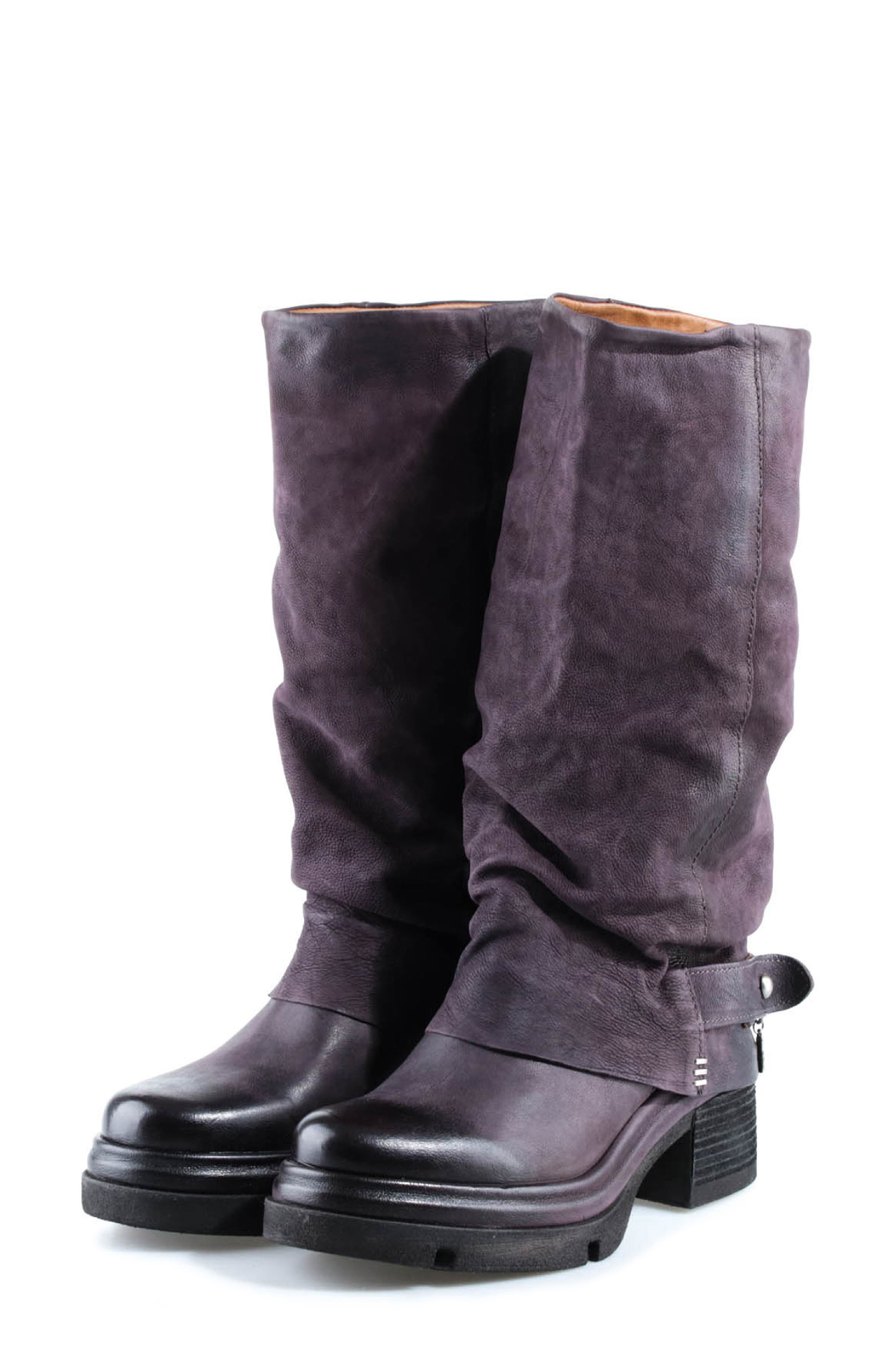 Eagen Knee High Boot, Alternate, color, EGGPLANT