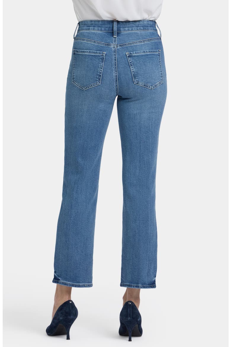 Marilyn High Waist Ankle Straight Leg Jeans, Alternate, color, BASTILLE SEA