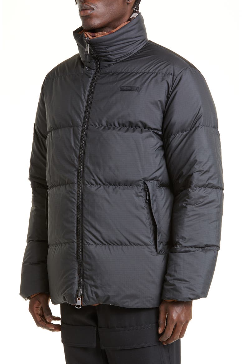 Digby Reversible Check Puffer Jacket, Alternate, color, DARK BIRCH BROWN IP