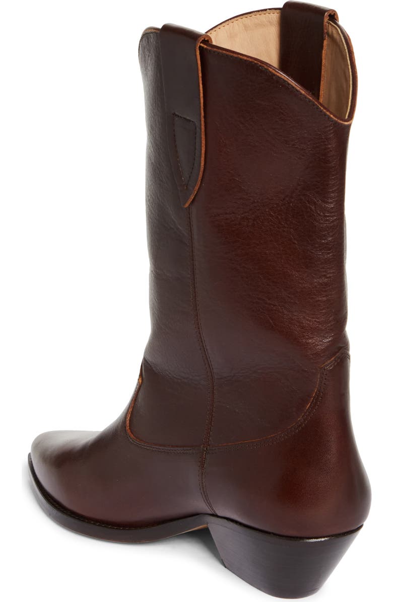 Isabel Marant Duerto Western Boot, Alternate, color, My Mahogany