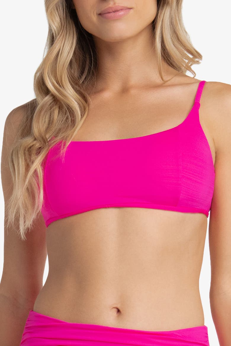 Ballet Bralette, Main, color, Textured Lotus Pink