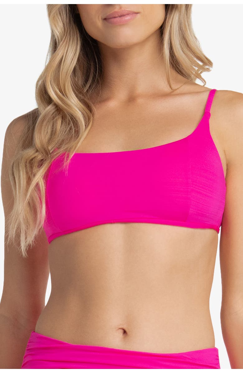HELEN JON Ballet Bralette, Main, color, Textured Lotus Pink