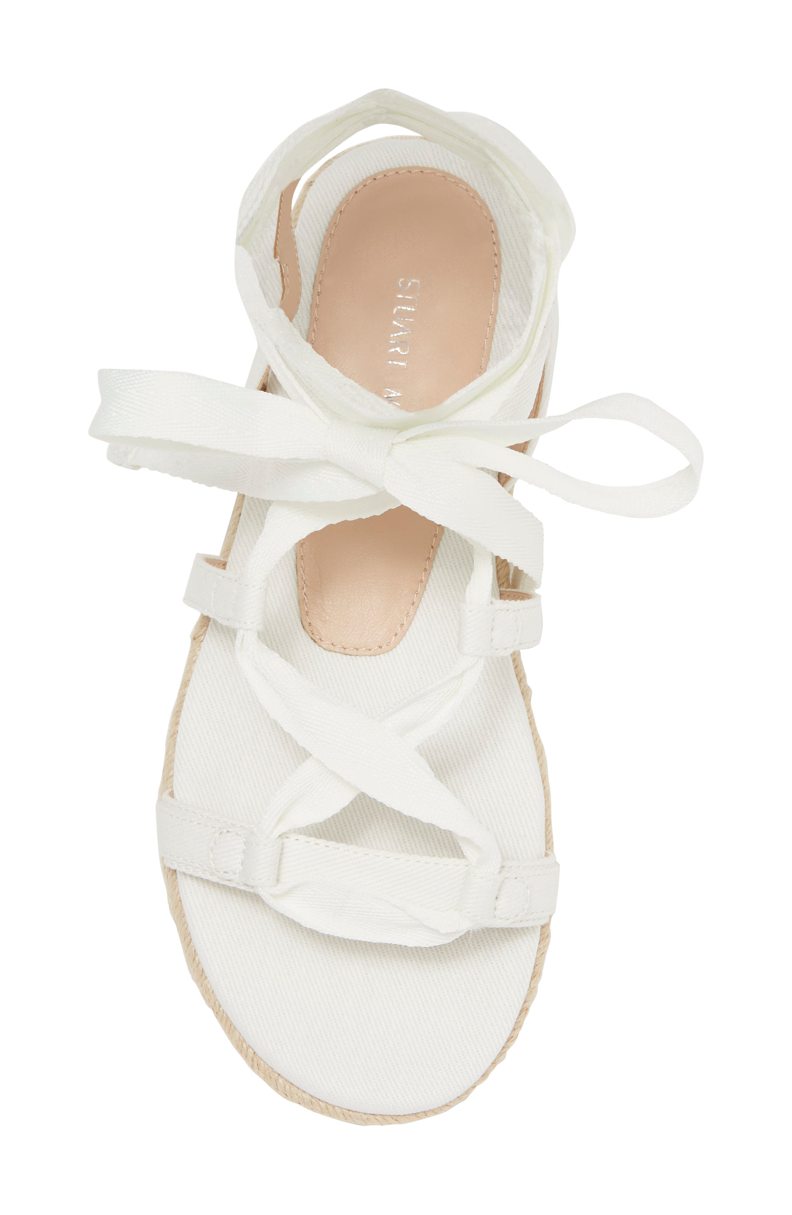 Stuart Weitzman Espadrille Flat Sandal, Alternate, color, 