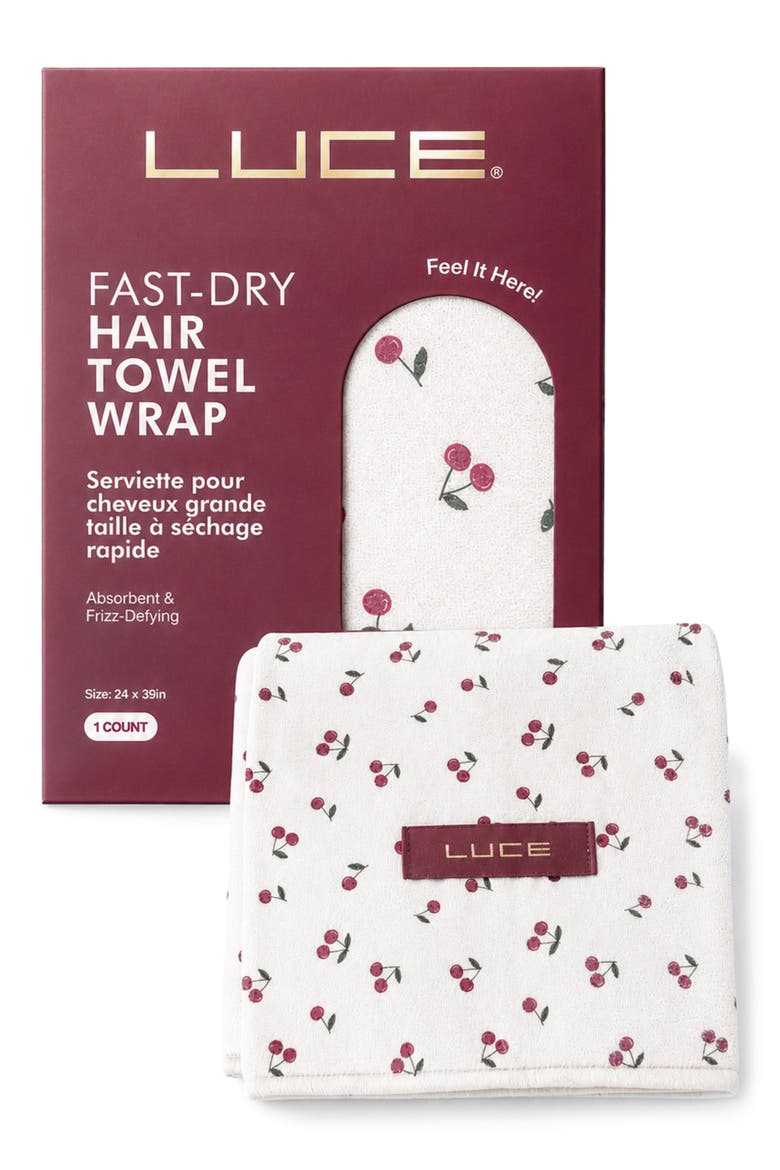 XL Fast-Dried Hair Towel Wrap, Main, color, PRINTED