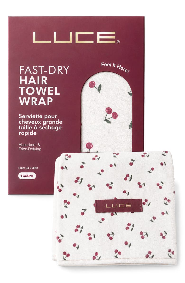 LUCE XL Fast-Dried Hair Towel Wrap, Main, color,