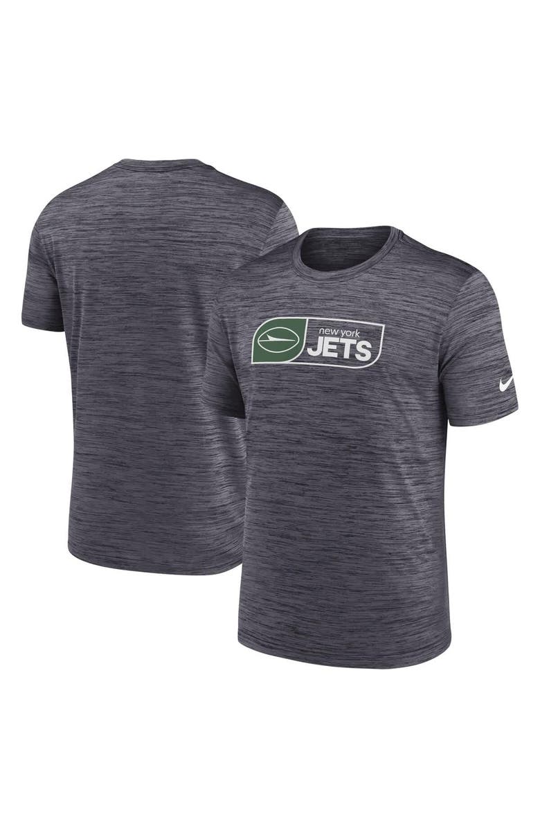 Nike Men's Nike Black New York Jets Big & Tall Velocity Jock Tag Performance T-Shirt, Main, color, Black