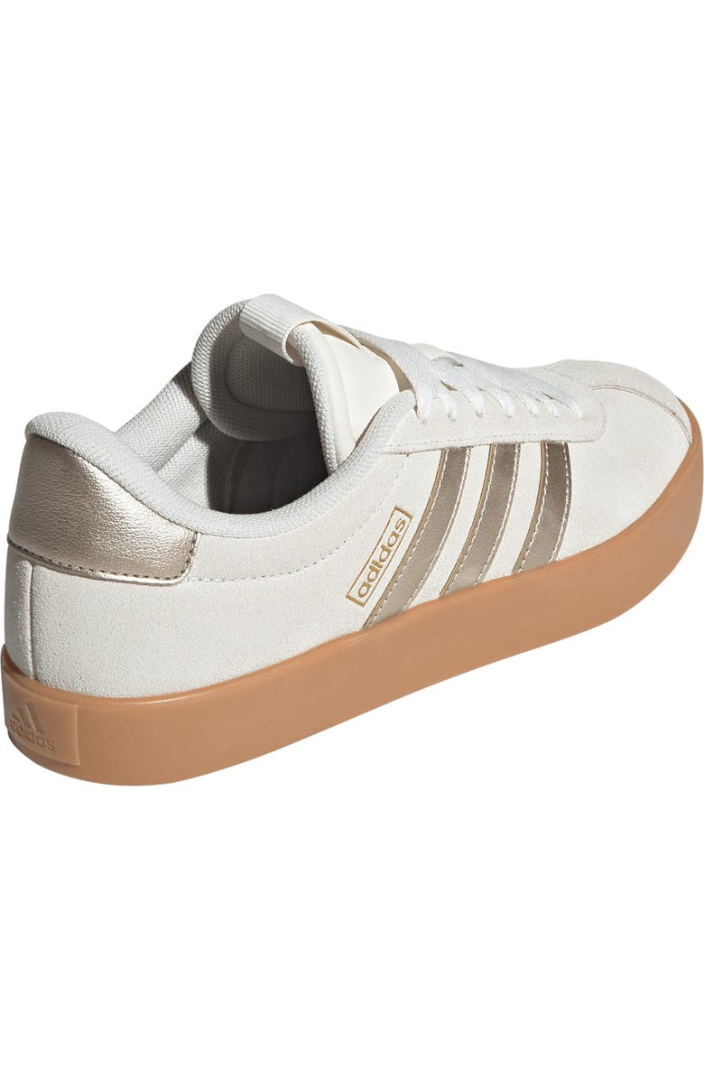 adidas VL Court 3.0 Sneaker, Alternate, color, Off White/ Cyber/ Gold