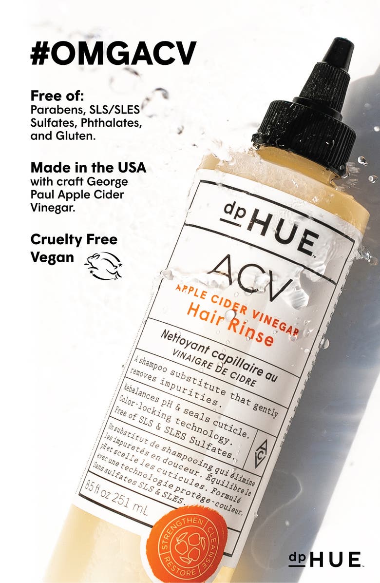 dpHUE Apple Cider Vinegar Hair Rinse, Alternate, color,