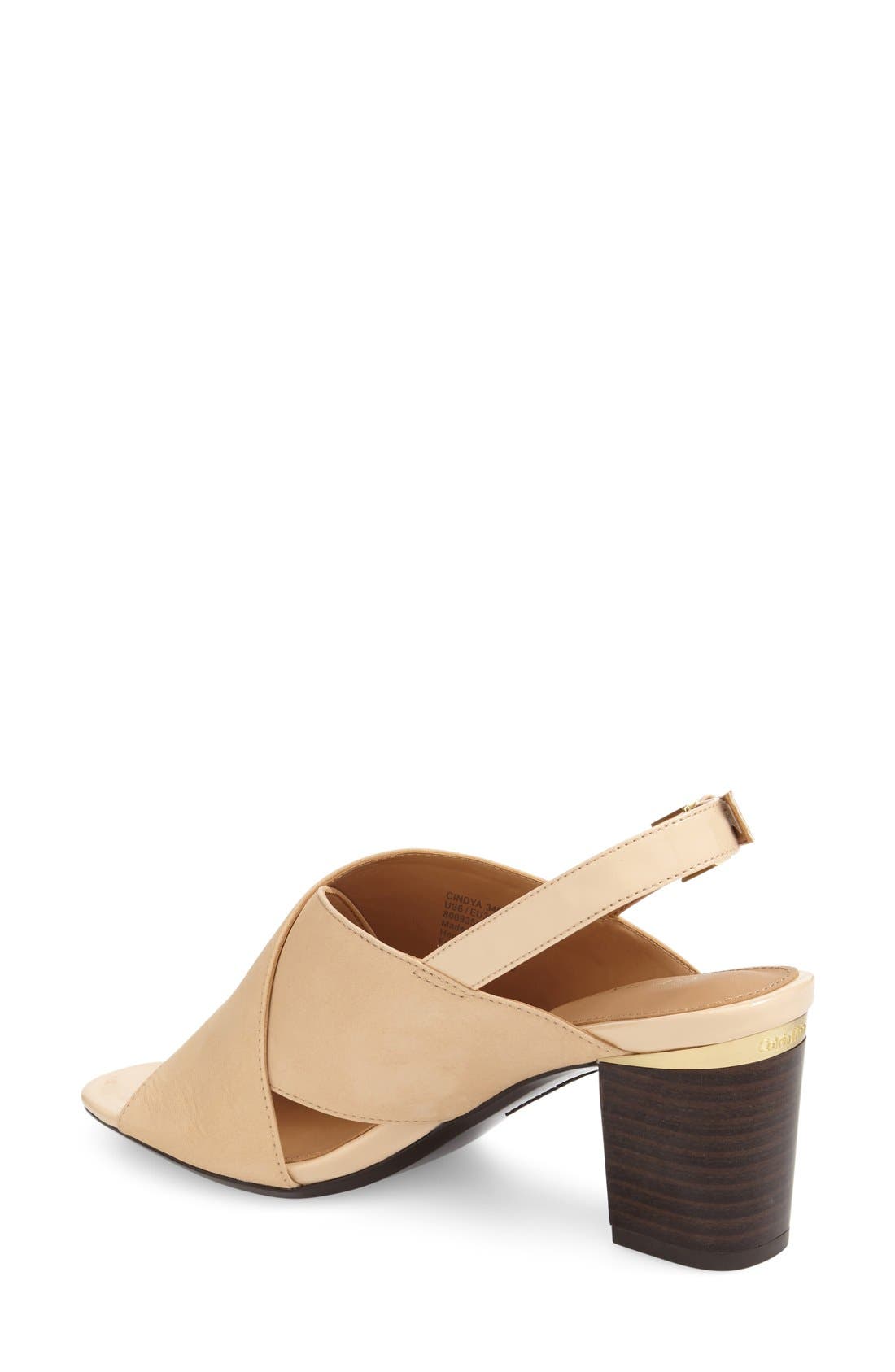Calvin Klein 'Cindya' Slingback Sandal, Alternate, color, 