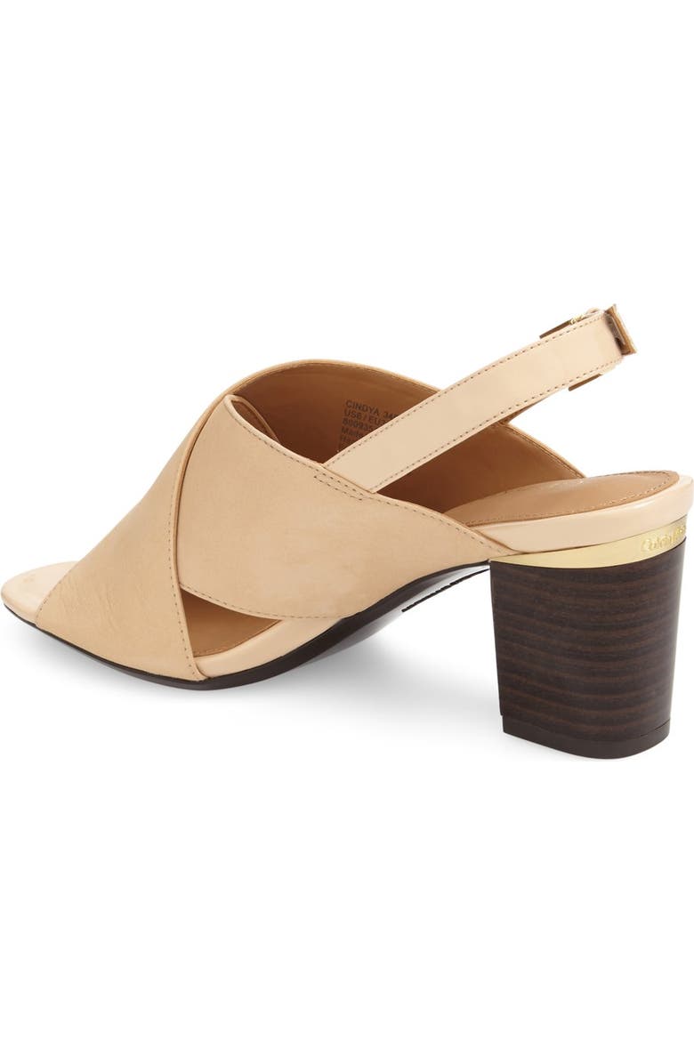 Calvin Klein 'Cindya' Slingback Sandal, Alternate, color,