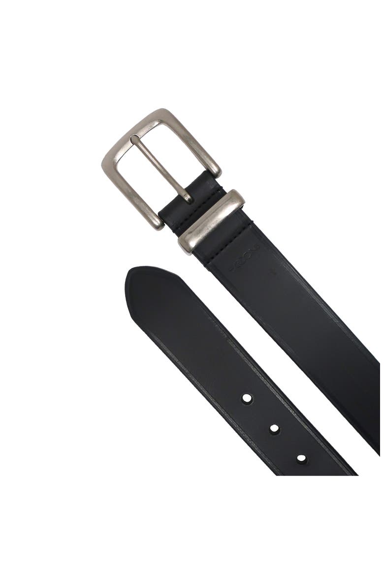 Leather Belt, Alternate, color, BLACK