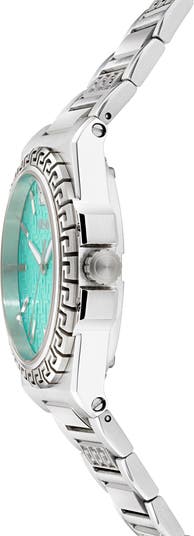 Greca Reaction Bracelet Watch, 38mm