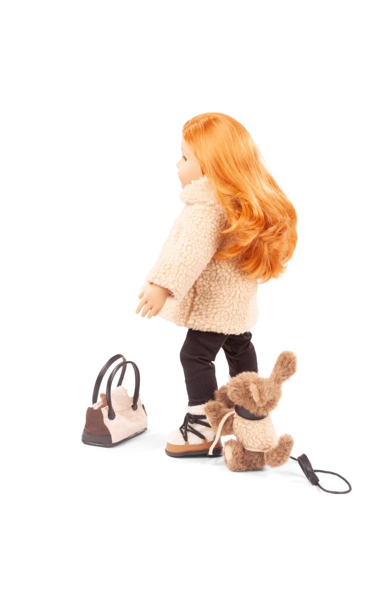 Gotz 19.5" Hannah Loves Her Puppy Dog Standing Doll, Alternate, color, Multicolored