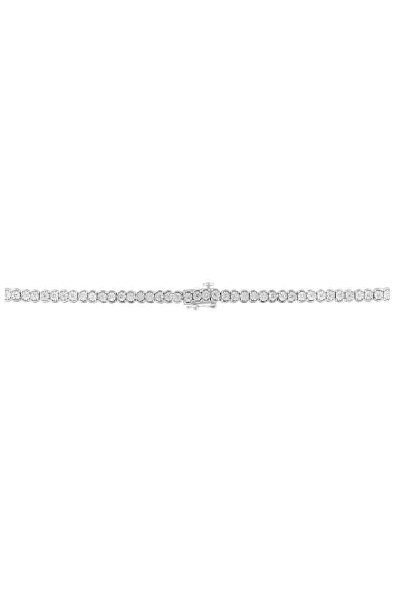 Sterling Silver Diamond Tennis Necklace - 0.47 ctw., Alternate, color, SILVER
