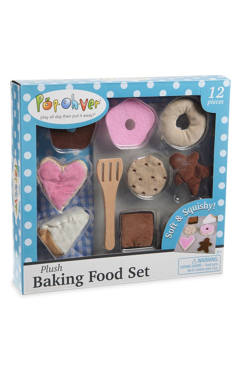 PopOhVer Plush Donuts & Pastries 12-Piece Play Set, Main, color, No Color Family