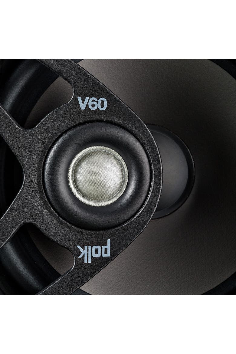V60 6.5" Vanishing In Ceiling Speaker - Each, Alternate, color, White