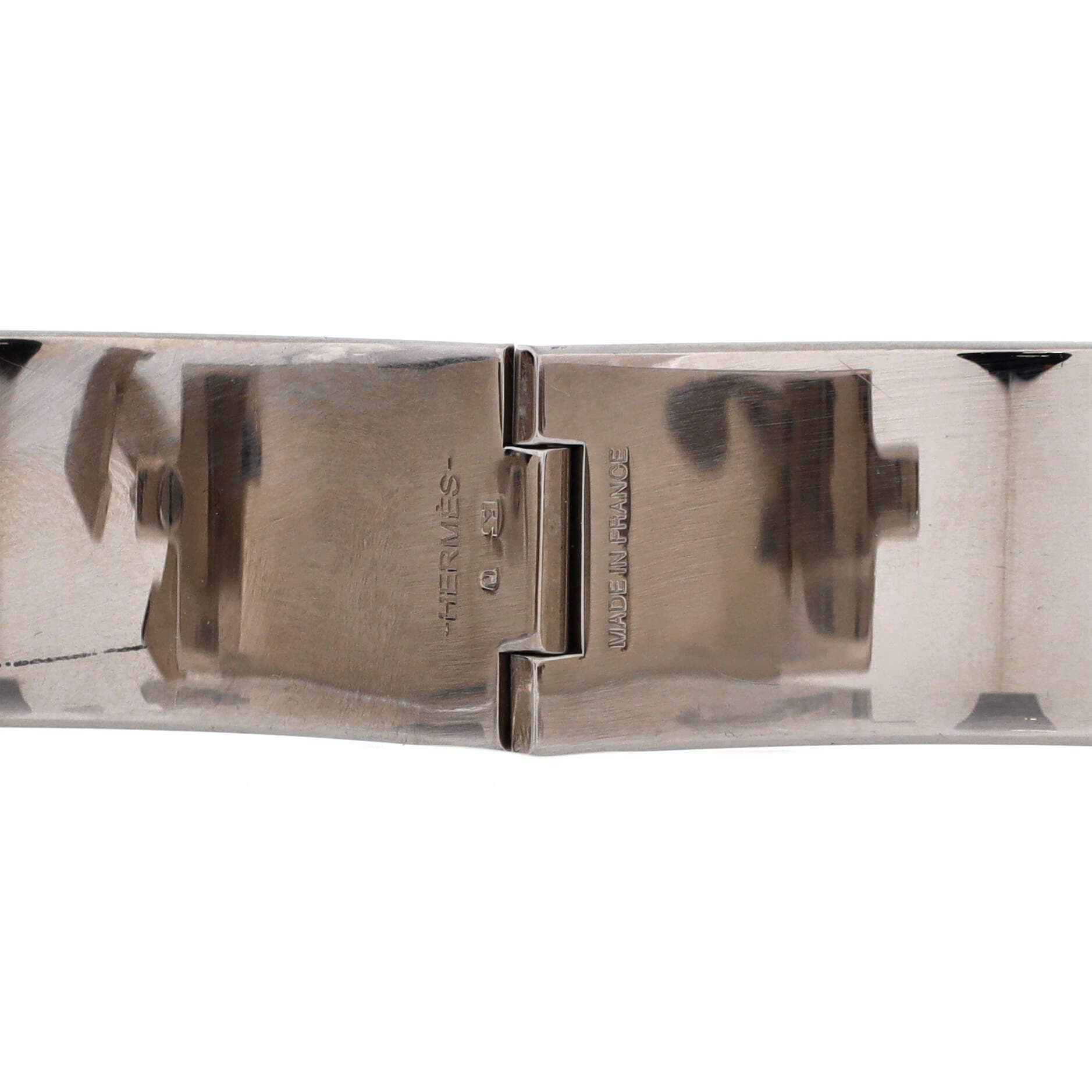 Clic H Bracelet Enamel Wide, Alternate, color, Blue