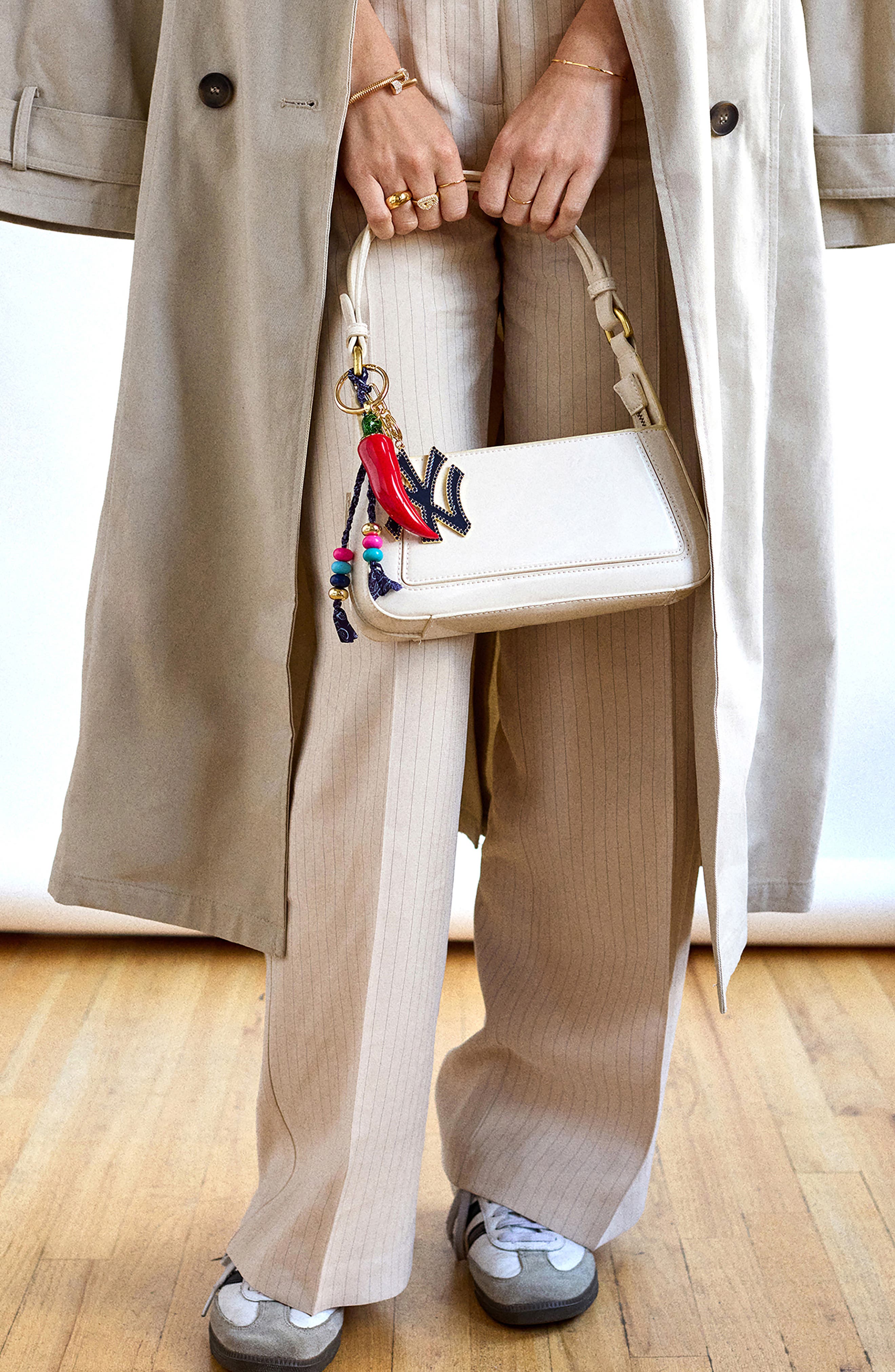 BaubleBar Bring the Heat Bag Charm, Alternate, color, Red