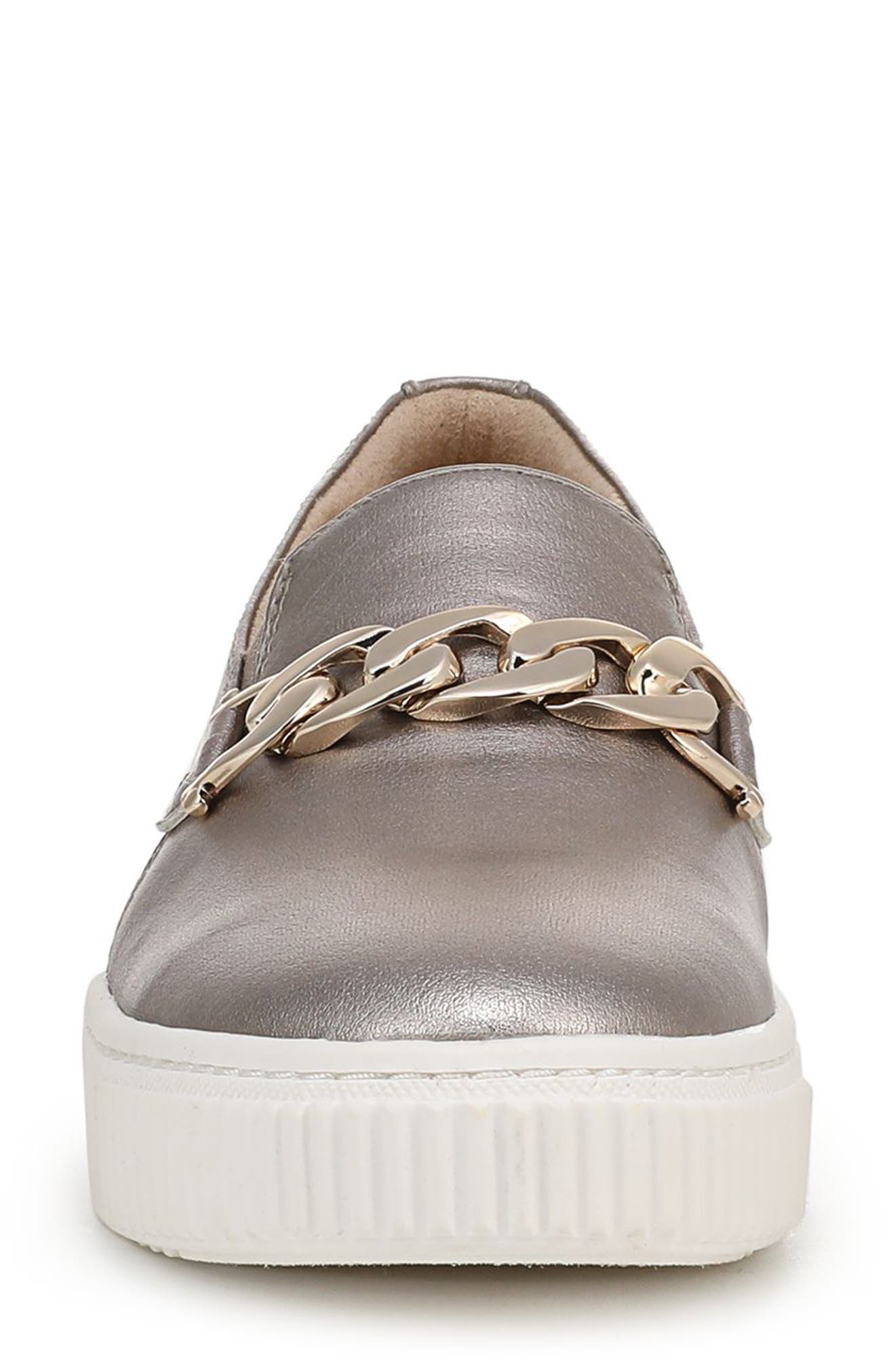 Trish Slip-On Sneaker, Alternate, color, PATINA PEWTER FAUX LEATHER