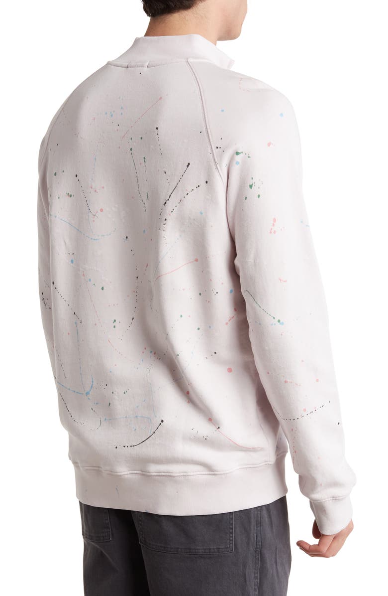 ATM Anthony Thomas Melillo Splatter Painted French Terry Pullover, Alternate, color, 