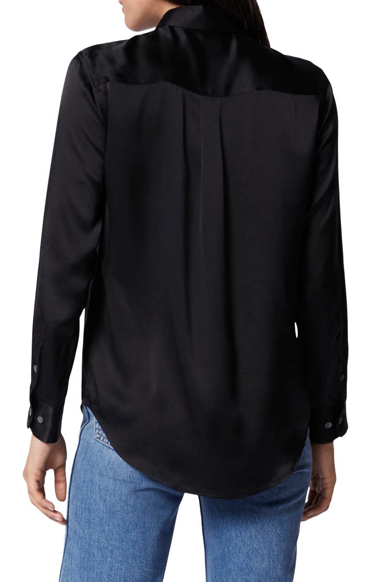 Equipment Signature Silk Button Up Silk Shirt, Alternate, color, 