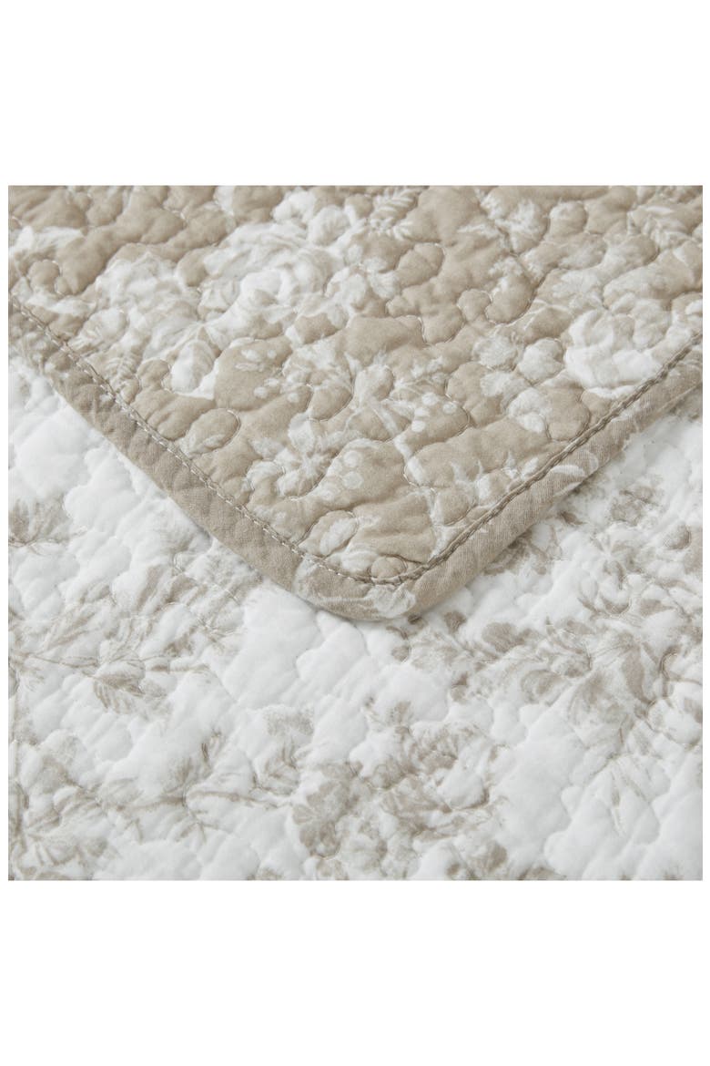 Walled Garden Quilt & Sham Set, Alternate, color, MOCHA