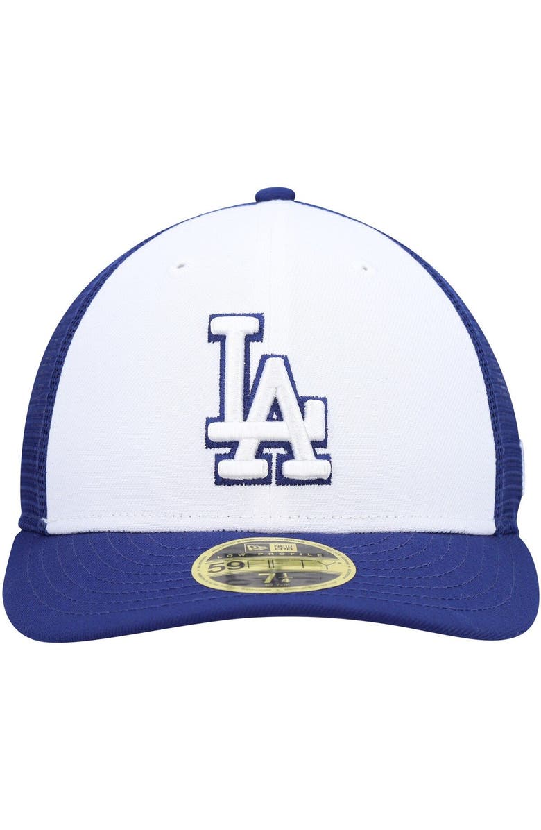 New Era Men's New Era Royal/White Los Angeles Dodgers 2023 On-Field Batting Practice Low Profile 59FIFTY Fitted Hat, Alternate, color, White