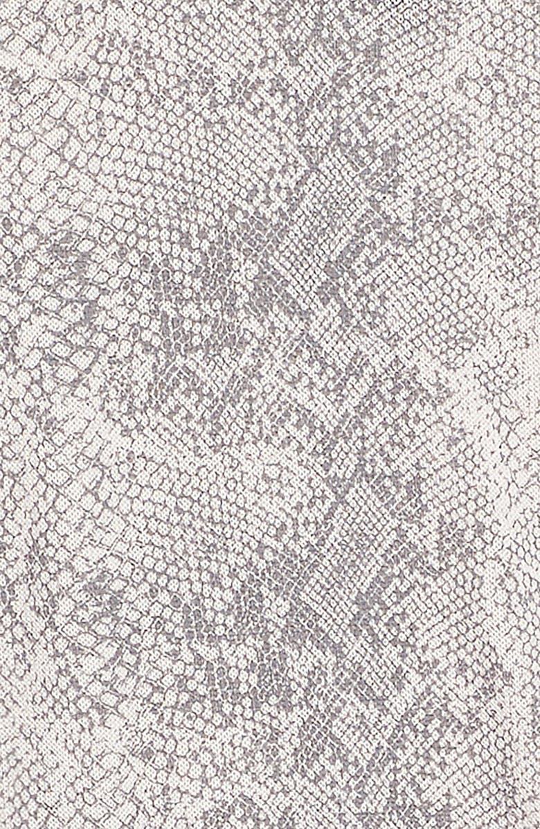 Splendid Python Print Loose Knit Dress, Alternate, color, 