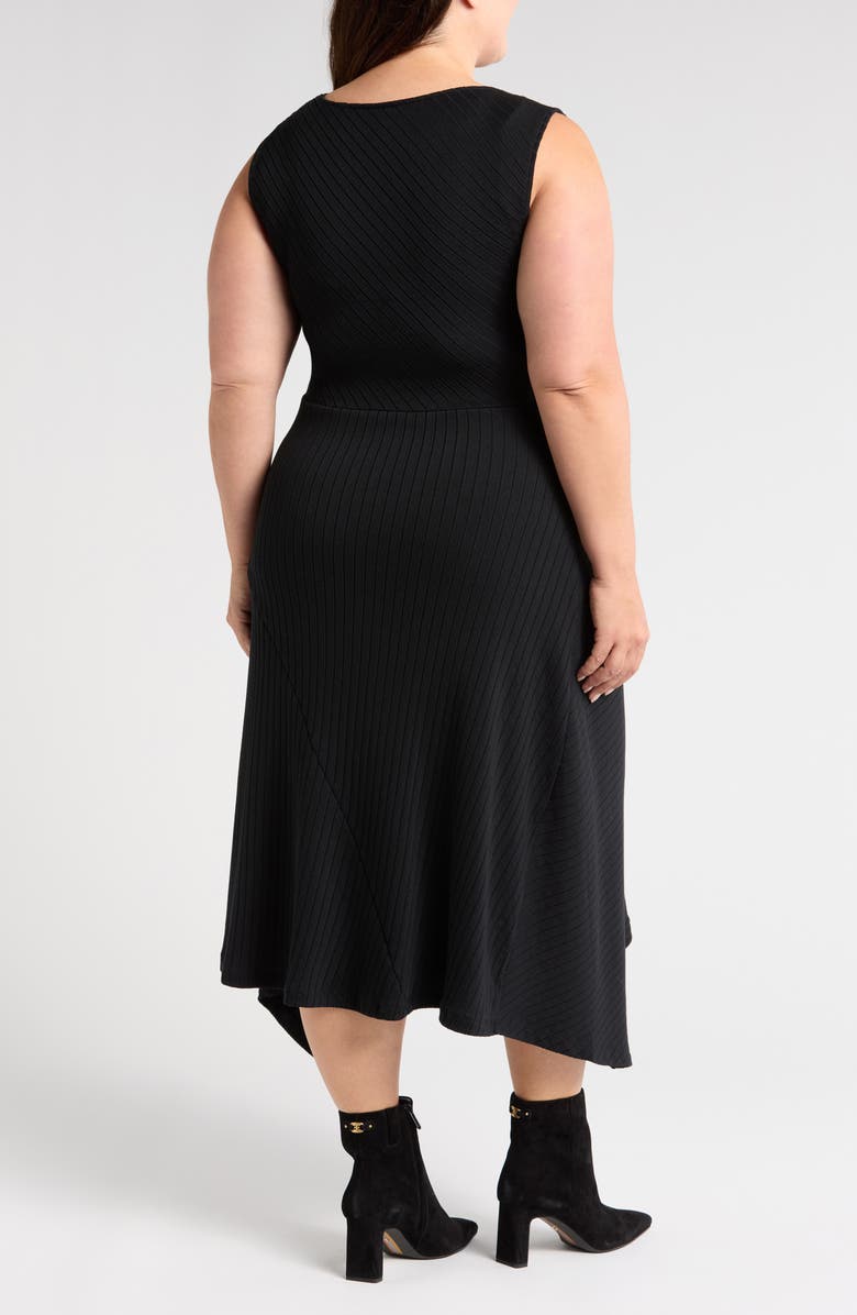 Universal Standard Chryssa Rib Handkerchief Hem Dress, Alternate, color, 