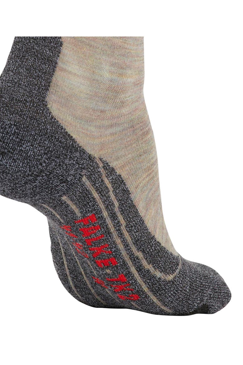 TK2 Explore Melange Hiking Socks, Alternate, color, Moon Mist