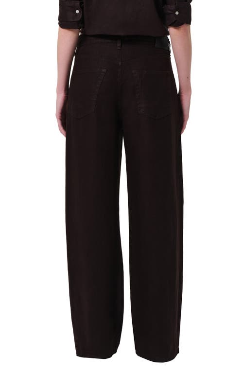 CITIZENS OF HUMANITY CITIZENS OF HUMANITY BRYNN DRAWSTRING WAIST WIDE LEG LINEN PANTS