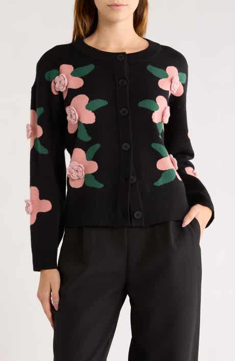 Love By Design 3D Peony Cardigan