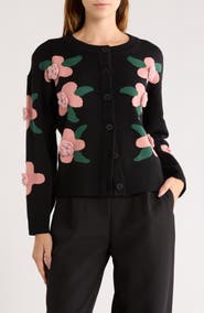 Love By Design 3D Peony Cardigan