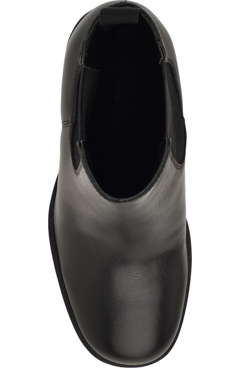 Nine West Hollin Platform Chelsea Boot, Alternate, color, Black