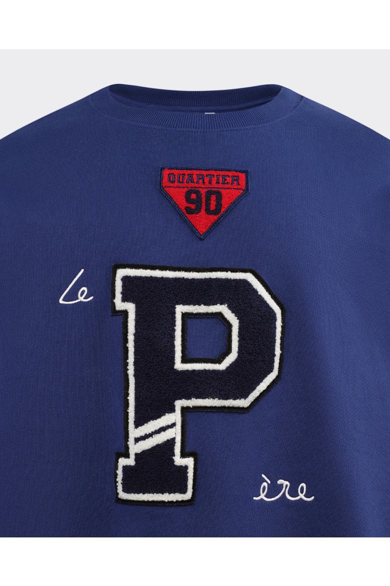 le P Sweatshirt, Alternate, color, Varsity Blue