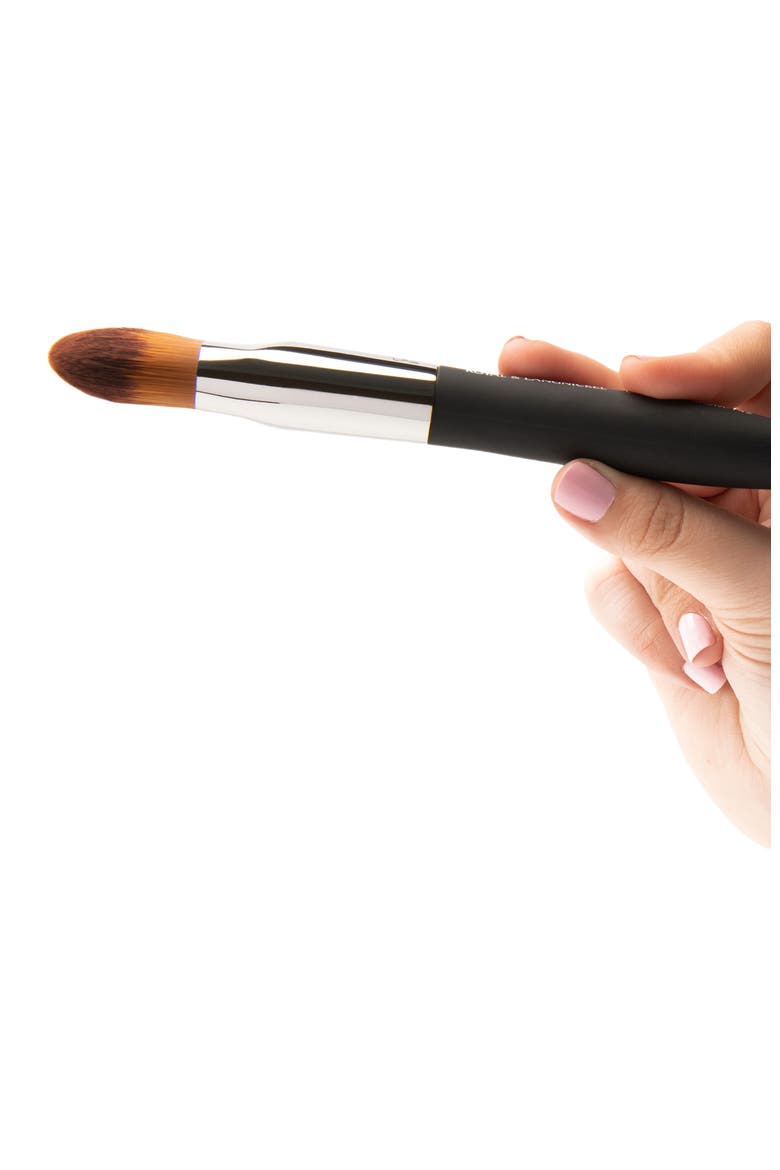 Pro Super Foundation Makeup Brush, Alternate, color, Black