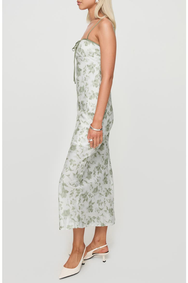 Vasiliki Floral Midi Sundress, Alternate, color, WHITE