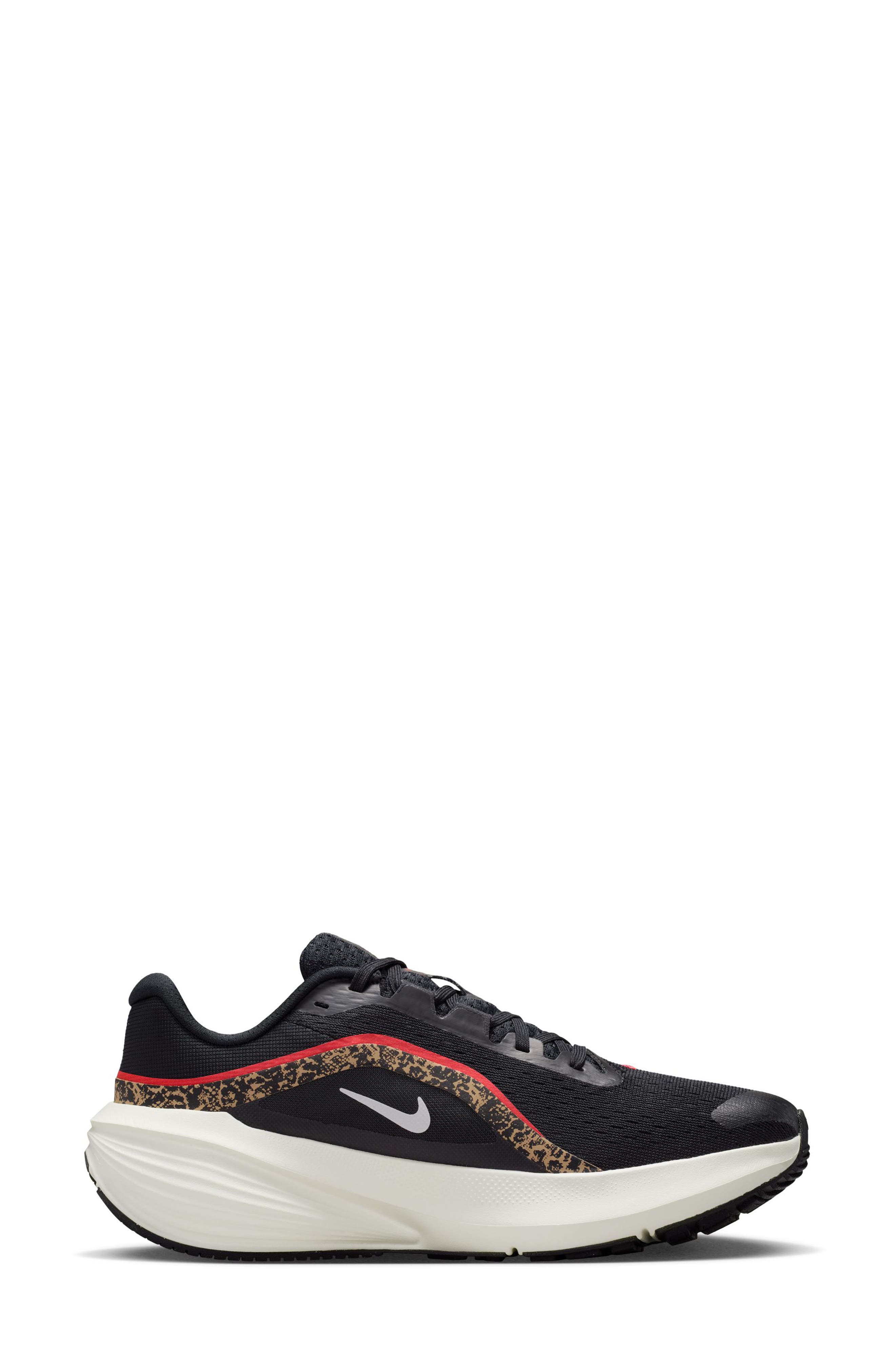 Downshifter 14 Road Running Shoe, Alternate, color, BLACK/ SAIL/ KHAKI/ FUSION RED