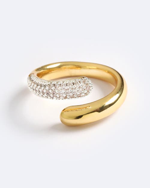 Emma Pills Sparkle Strobe Ring in Gold/silver at Nordstrom, Size Medium/large